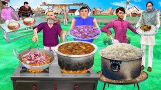 Mutton Chawal Eating Ranchi Famous Street Food Cooking Hindi Kahani Hindi Moral Stories Comedy Video