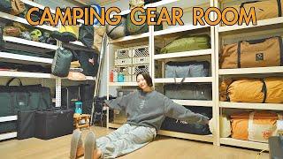 CAMPING GEAR ROOM for a 5-year camper! Before & After