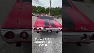 1972 Chevrolet Chevelle $35,900 Maple Motors #3075 https://youtu.be/OkS7wSYnSu4 #chevelle #1972 #72