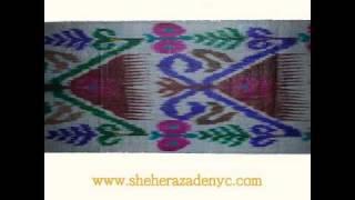 Ikat fabric from Uzbekistan