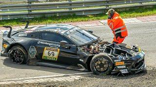 NÜRBURGRING CRASH & FAIL COMPILATION 2024 - Best of Nordschleife Crashes, Mistakes & Fails! 2024