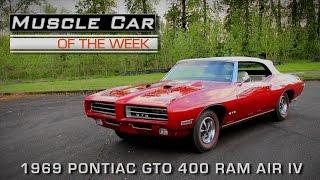 1969 Pontiac GTO 400 Ram Air IV-Muscle Car Of The Week Video Episode #171: