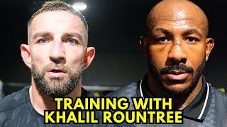 MUAY THAI TRAINING WITH UFC FIGHTER KHALIL ROUNTREE!!! | Liam Harrison Vlogs