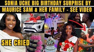 Sonia Uche Biggest Birthday Surprise By Maurice Sam, Uche Nancy, Chinenye Nnebe, Chidi Dike She Cry