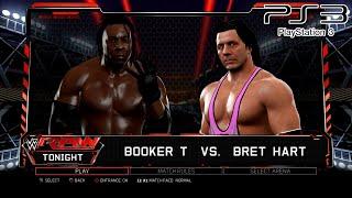 WWE 2K17 PS3 - Booker T VS Bret Hart [2K][mClassic]