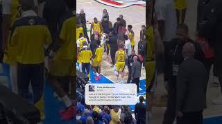 Dave McMenamin's angle of Tyrese Haliburton exiting Game 7 of the NBA Finals