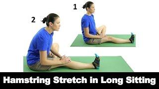 Hamstring Stretch in Long Sitting - Ask Doctor Jo