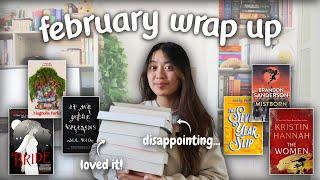 the 16 BOOKS I read in february (i was disappointed)