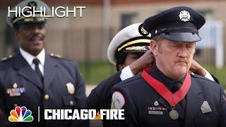 Mouch Is Given the Firefighter’s Award of Valor - Chicago Fire