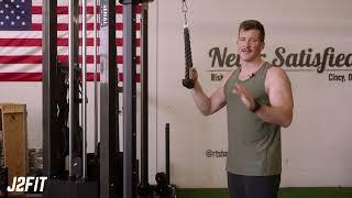 Cable Rope Triceps Pushdown: Sculpt Your Arms With Perfect Technique | J2FIT