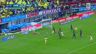 Gol de F. Córdova | América 1 - 0 Puebla.  J10 LIGA Bancomer MX