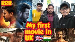 My first movie in UK #rrrmovie #naatunaatu #uk #vlog #england