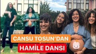 CANSU TOSUN Karnı burnunda dans etti!