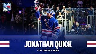 Jonathan Quick: 400 Career Wins