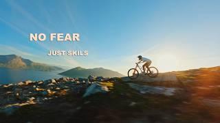 RISKY Mountain Bike Rider chase by FPV