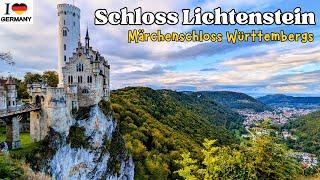 LICHTENSTEIN Castle - Württemberg's fairytale castle - top travel destination in Germany