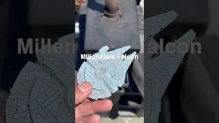 STAR WARS  MILLENNIUM FALCON MELT 🫠 by W2M #asmr #shorts #starwars #millenniumfalcon #hansolo