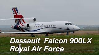 Rare Footage of a Royal Air Force Dassault Falcon 900LX