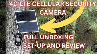 Xega 4G LTE Cellular Security Camera UNBOXING, SET-UP, REVIEW