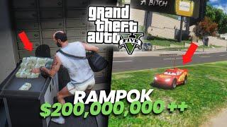 MISI EPIC PENCURIAN BANK PAKE MOBIL RC - GTA 5 MOD