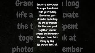 losing a family member  #shorts #advice #sad