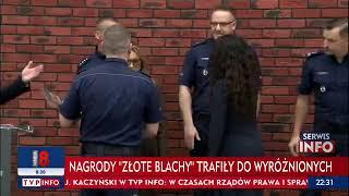 Złote Blachy za spektakularne sukcesy w walce z kradzieżą własności intelektualnej - TVP Info