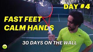 Footwork Drills On The Wall | Day 4