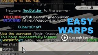 EasyWarps Plugin: Quick and Simple Setup Guide