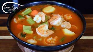 Caldo de Camarón Fácil Mexican Shrimp Soup