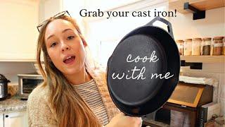 A mouth-watering cast iron skillet meal | cook with me