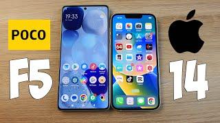 POCO F5 VS IPHONE 14 - ЧТО ЛУЧШЕ? ПОЛНОЕ СРАВНЕНИЕ!