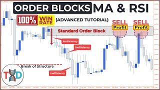  Top 5 ORDER BLOCKS Price Action Trading Setup With MA and RSI Filter (An Advanced Guide)