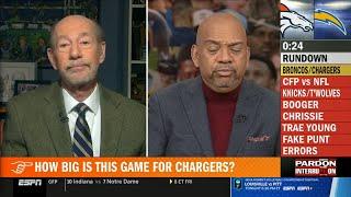 Pardon The Interruption | Michael Wilbon: How big is this game vs Broncos for Chargers?