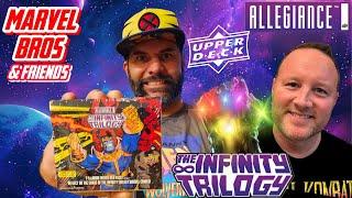 ALLEGIENCE INFINITY TRILOGY BOXBREAK - EPISODE 99 #unboxing #upperdeck #marvel