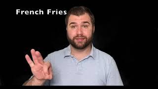 ASL signs for Food