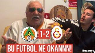 GALATASARAY KAZANDI AMA MÜMTAZREİS OYNANAN OYUNU BEĞENMEDİ VE SEVİNMEDİ! ALANYASPOR 1-2 GALATASARAY