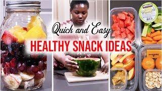 6 QUICK AND EASY HEALTHY SNACKS AND SMOOTHIE IDEAS | Faith Matini