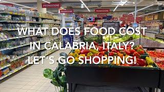 What Does Food Cost in Calabria, Italy? Let's Go Shopping!