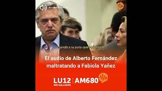 El audio de Alberto Fernández y Fabiola Yañez en la causa por violencia de género