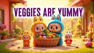 Eat Your Veggies with Labubu  | Fun & Educational Kids Son