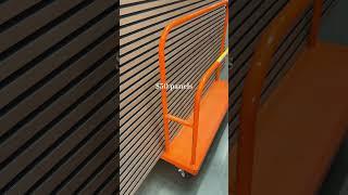 Affordable wood slat panels, that were only $50 each ! #woodslatwall #lifestyle #homeimprovement