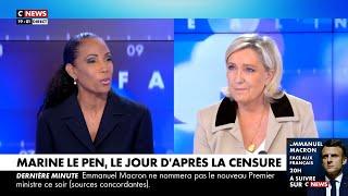 Marine Le Pen, invitée de Christine Kelly dans "Face à l'info" sur CNEWS (05/12/2024)