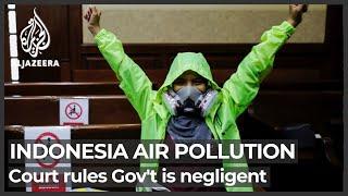 Court rules against officials in landmark Jakarta pollution case