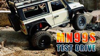 Rc cars / MN99S MINI T-ROCK total upgrade TEST DRIVE / 미니티락 테스트 드라이브.