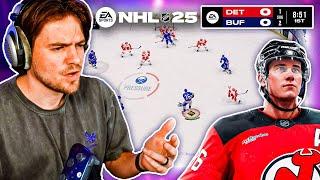 NHL 25 ACTUAL GAMEPLAY *DEEP-DIVE REACTION*