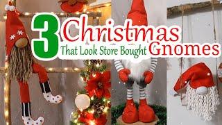 3 Easy DIY Christmas Gnomes That Look Store Bought