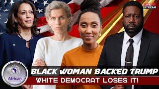 White Democrat Crash Out On Black Woman After Overhearing Her Supporting Trump For President