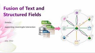 Fusion of text and structured fields with Sintelix