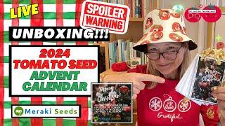 Unboxing - Meraki Seeds 2024 Tomato Seed Advent Calendar (SPOILER!)