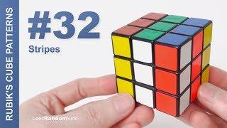 How to make Rubik's Cube Patterns #32: Stripes